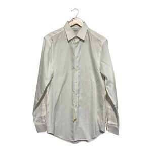 Charles Tyrwhitt Men's White Dress Shirt 15.5/35 Non Iron Extra Slim Fit